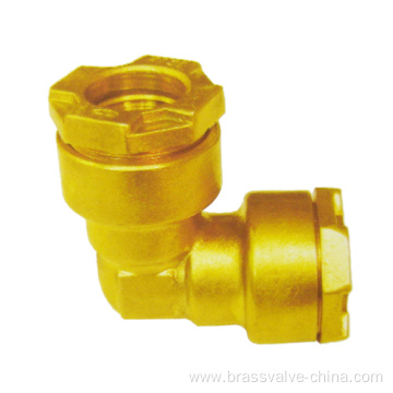 Brass pe ppr elbow fitting